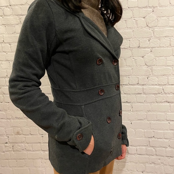 Grey Roxy Peacoat - Picture 3 of 6